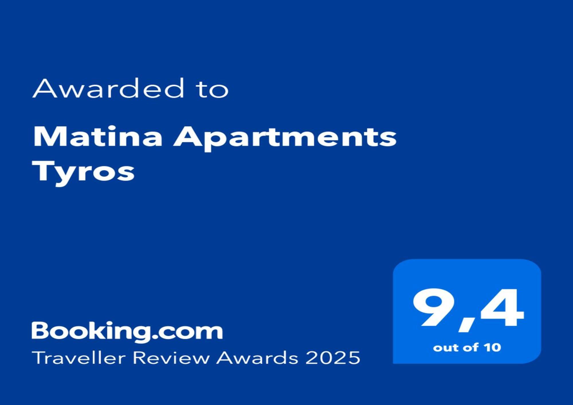 Matina Apartments Tyros Exterior photo